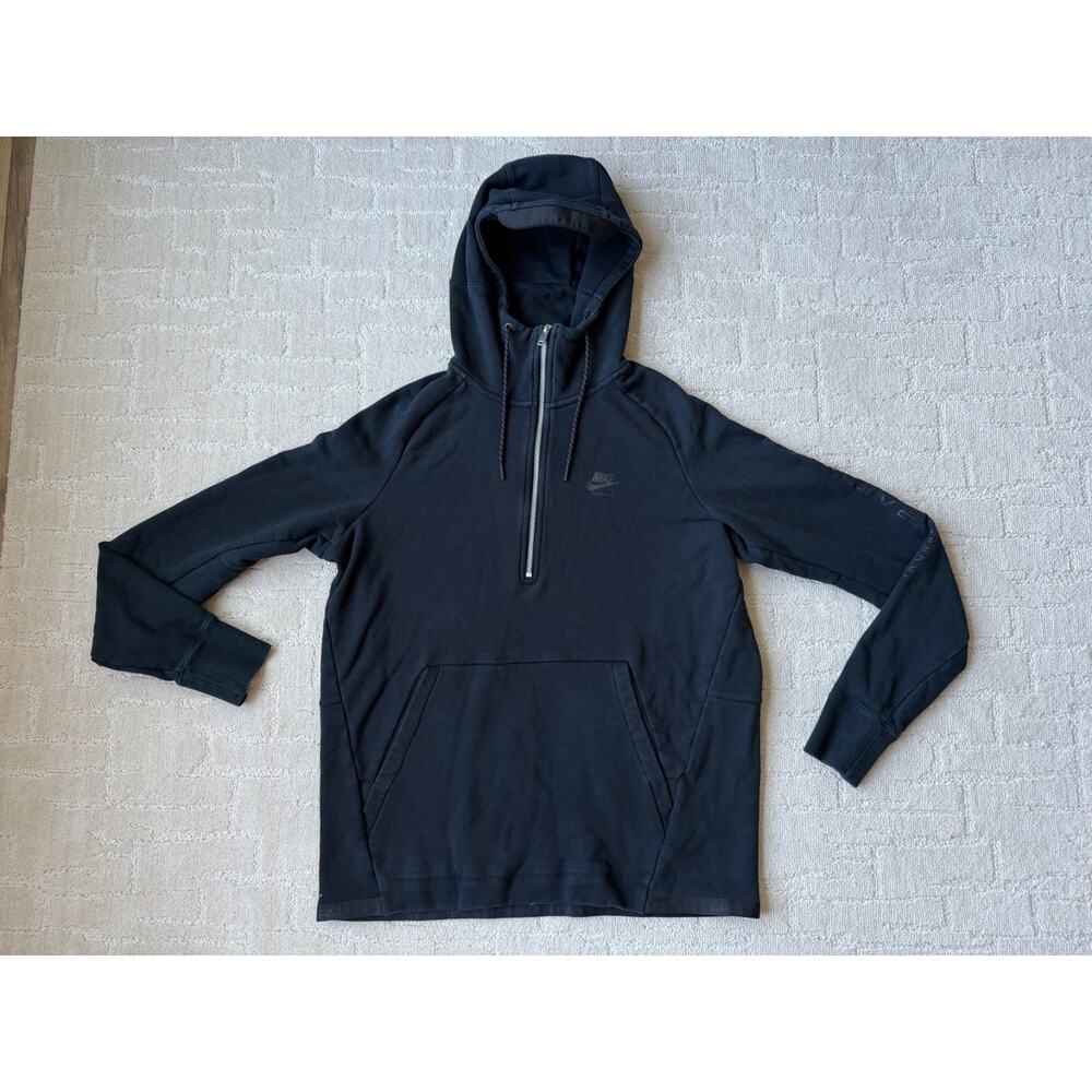 Nike Air Max 1/4 Zip Hoodie Sweatshirt Men's Pockets